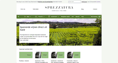 Desktop Screenshot of enoteca-sprezzatura.nl