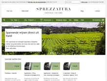 Tablet Screenshot of enoteca-sprezzatura.nl